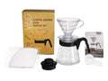 Kit V60 para Café Filtrado Dripper V60 Hario 700ml de capacidad.