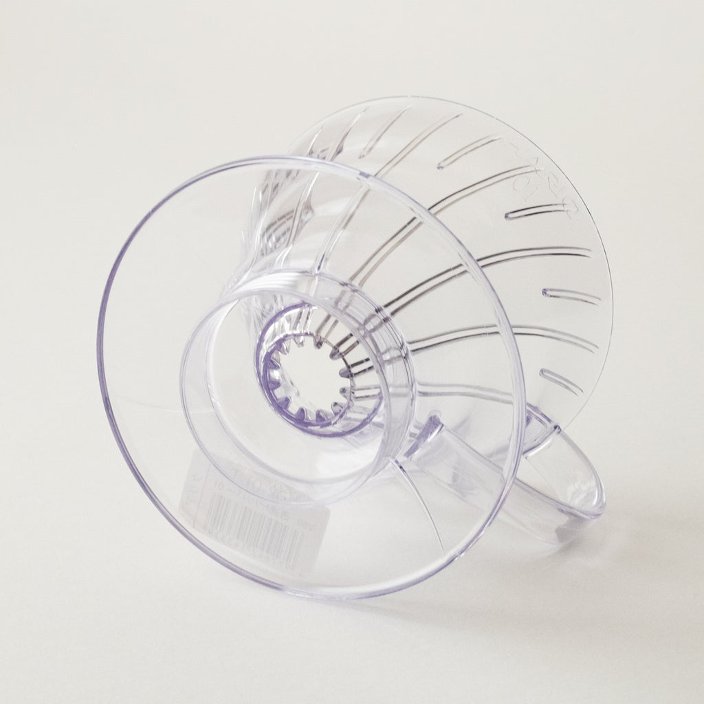 Cafetera Dripper V60 Hario tamaño 01 transparente