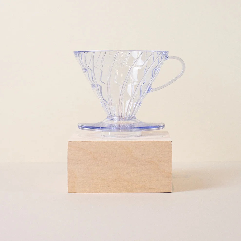 Cafetera Dripper V60 Hario tamaño 01 transparente